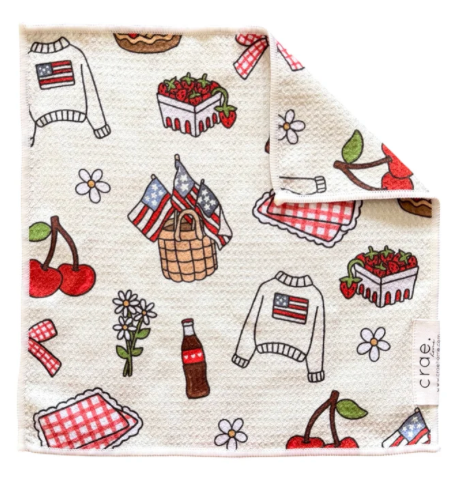 Summer Social: Double-Sided Washcloth