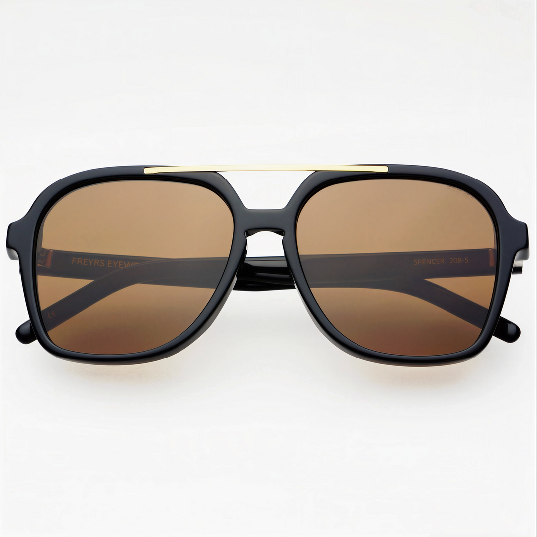 Spencer Sunglasses - Black/Brown