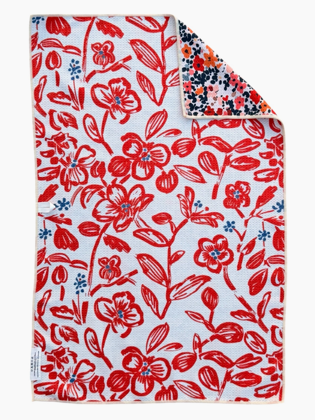 Rust and Rows Reversible Hand Towel