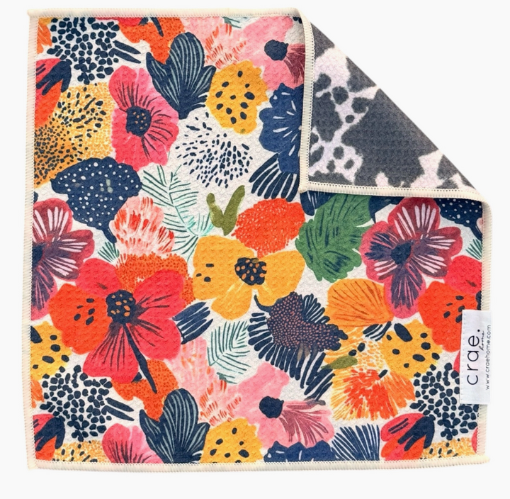 Wildflower Rodeo Reversible Washcloth