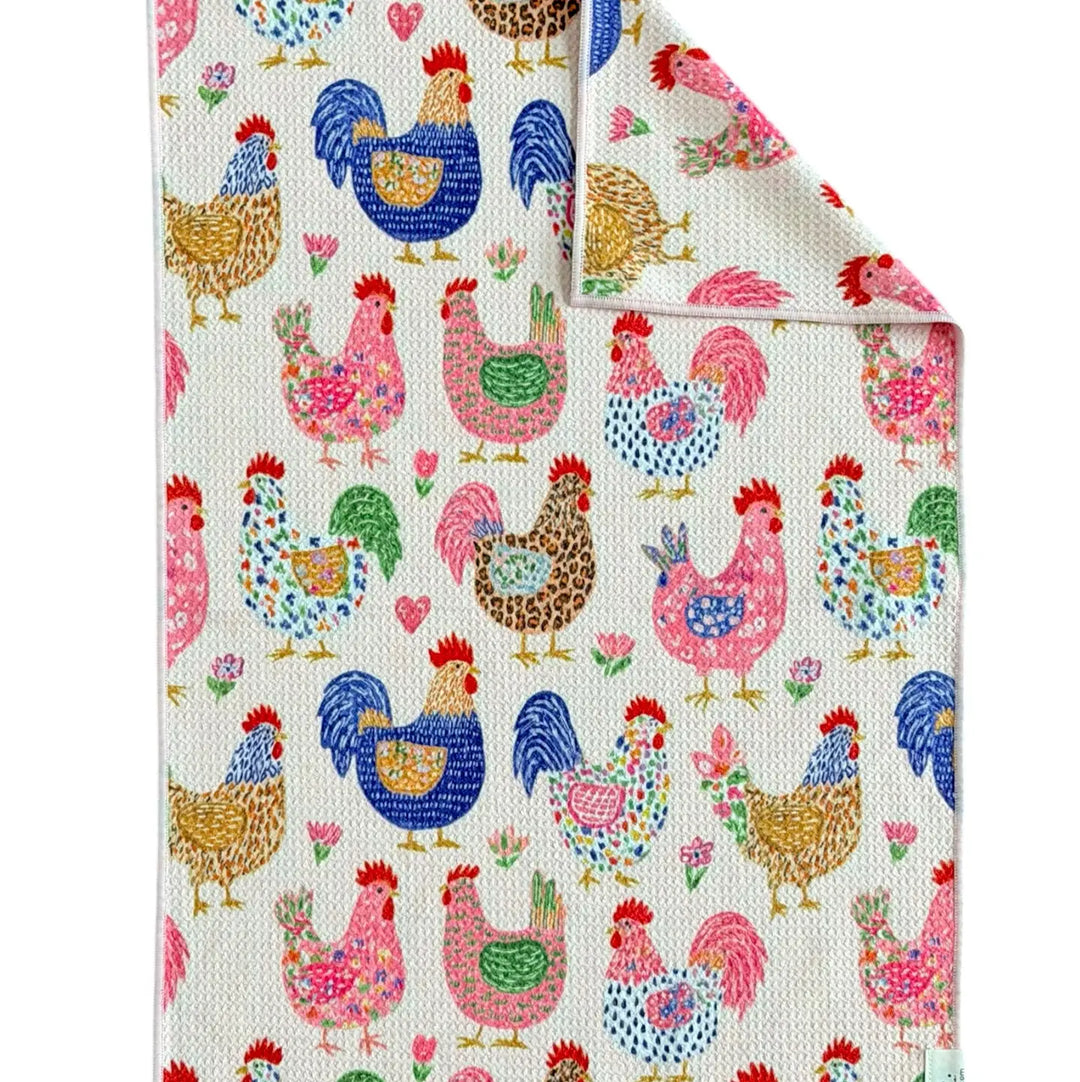 Feathered Friends: Double-Sided Hand Towel