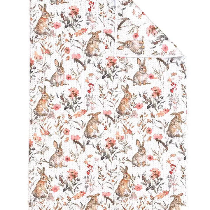 Folk Forest: Double-Sided Hand Towel
