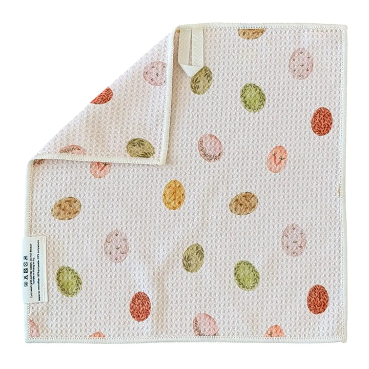 Eggstra Pretty: Double-Sided Washcloth