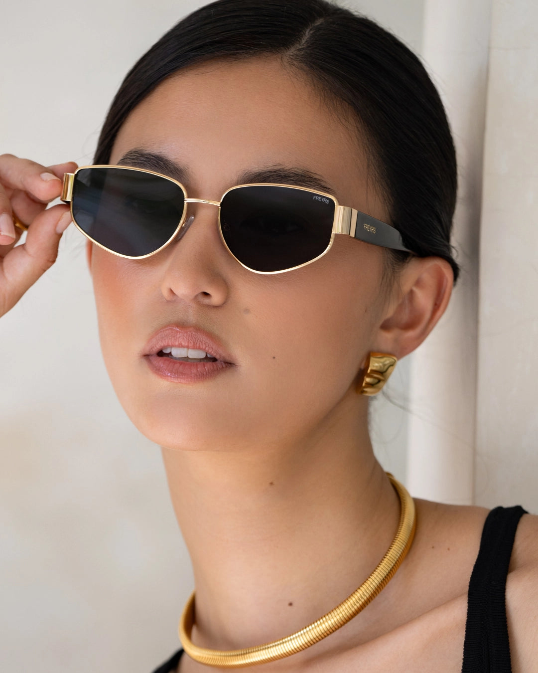 Delilah Sunglasses - Gold/Gray