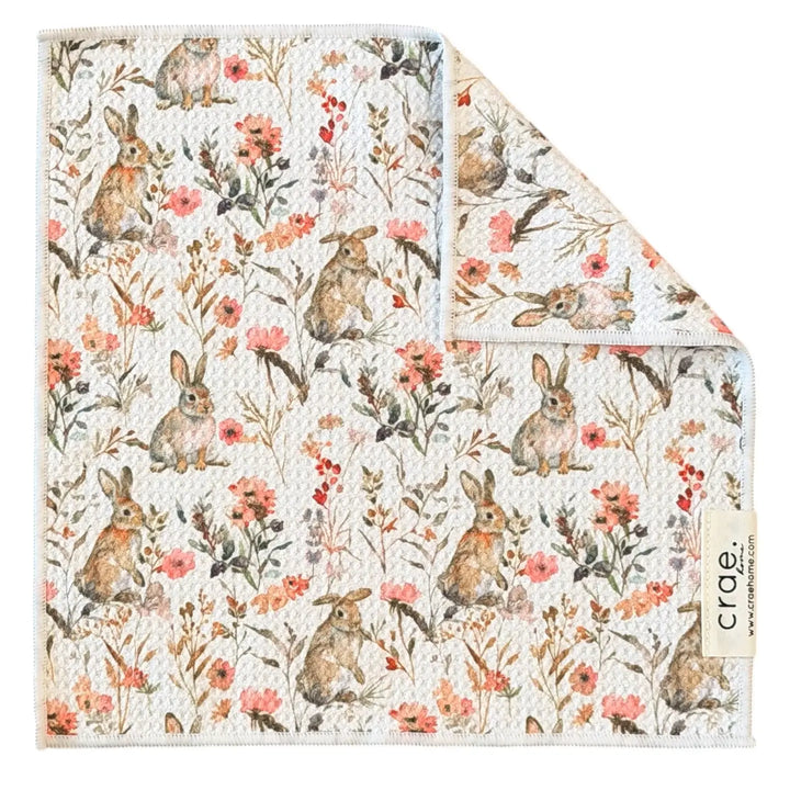 Folk Forest: Double-Sided Washcloth