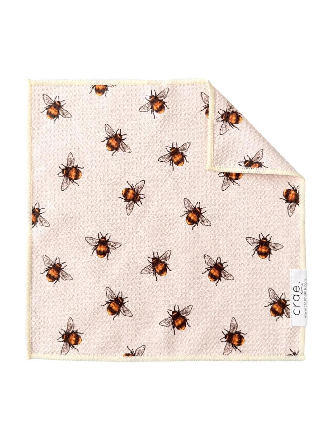 Busy Bee Double Sided Washcloth