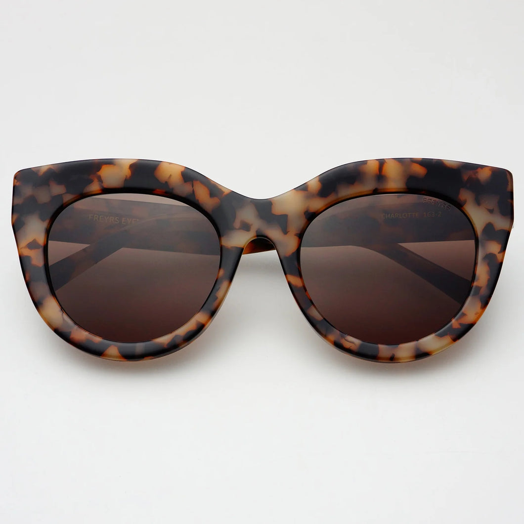 Charlotte Sunglasses- Milky Tortoise