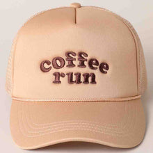 Load image into Gallery viewer, Coffee Run Trucker Hat
