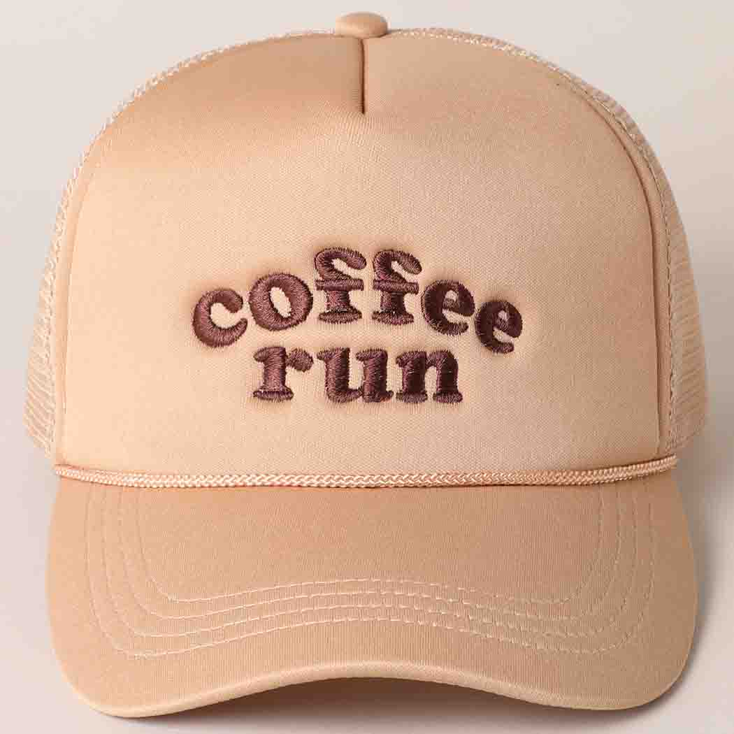 Coffee Run Trucker Hat