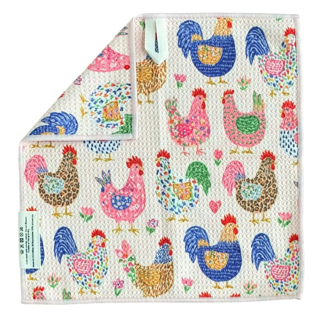 Feathered Friends: Double-Sided Washcloth