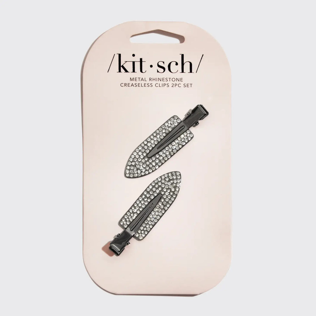 KITSCH: Metal Rhinestone Clips