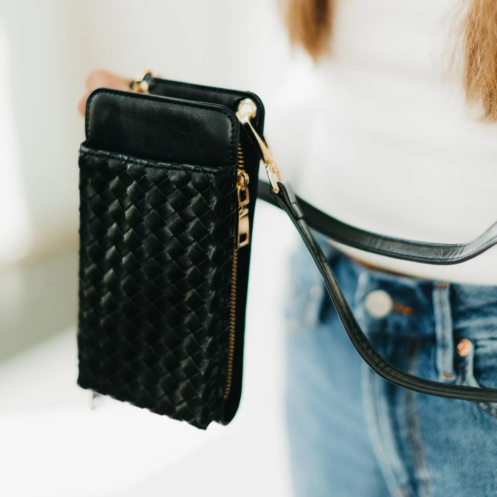 Jessie Woven Phone Bag