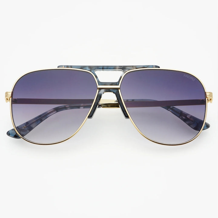 Logan Sunglasses - Light Gold/Gray