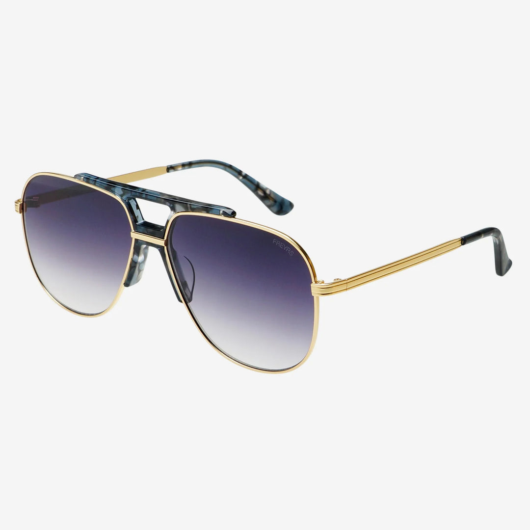 Logan Sunglasses - Light Gold/Gray