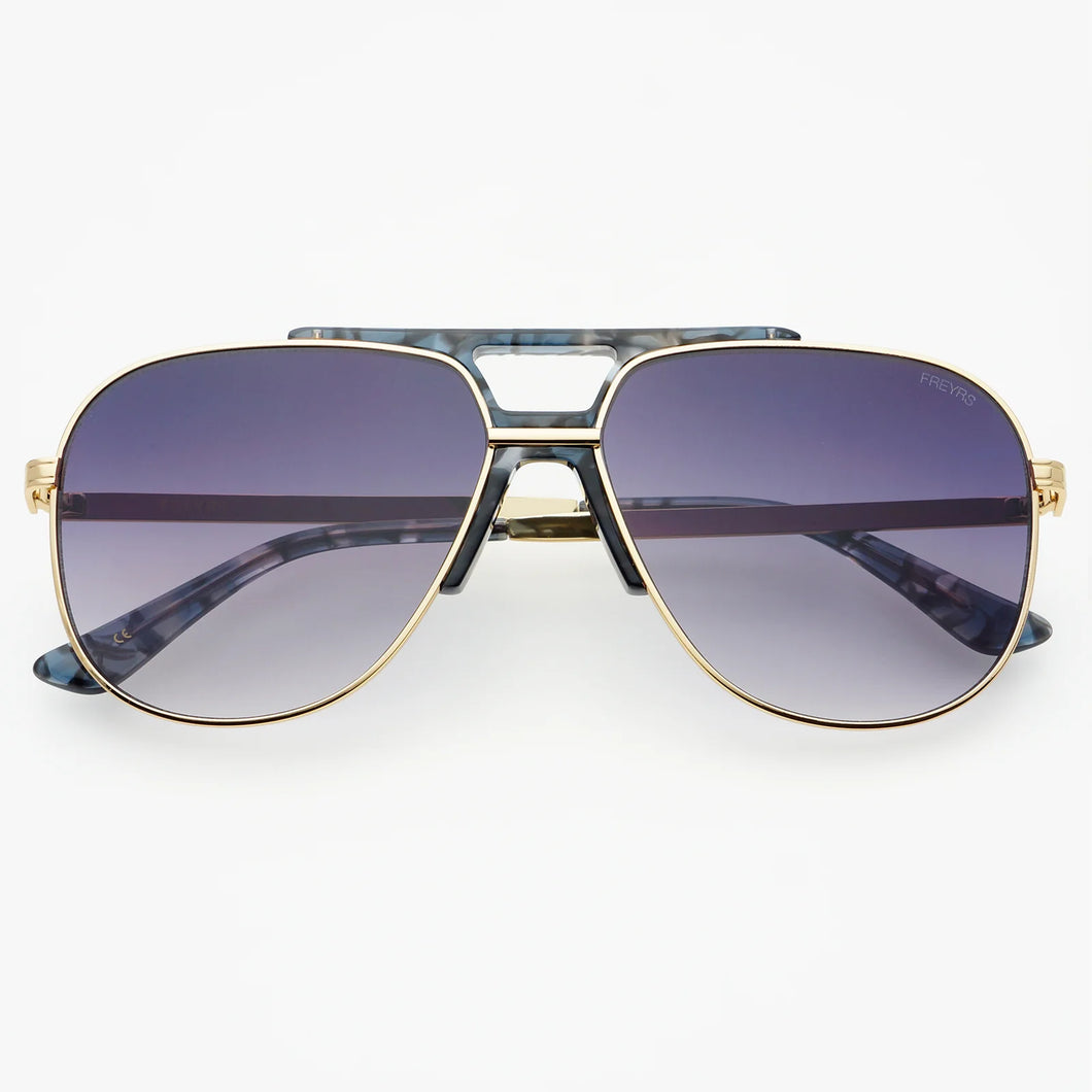 Logan Sunglasses - Light Gold/Gray