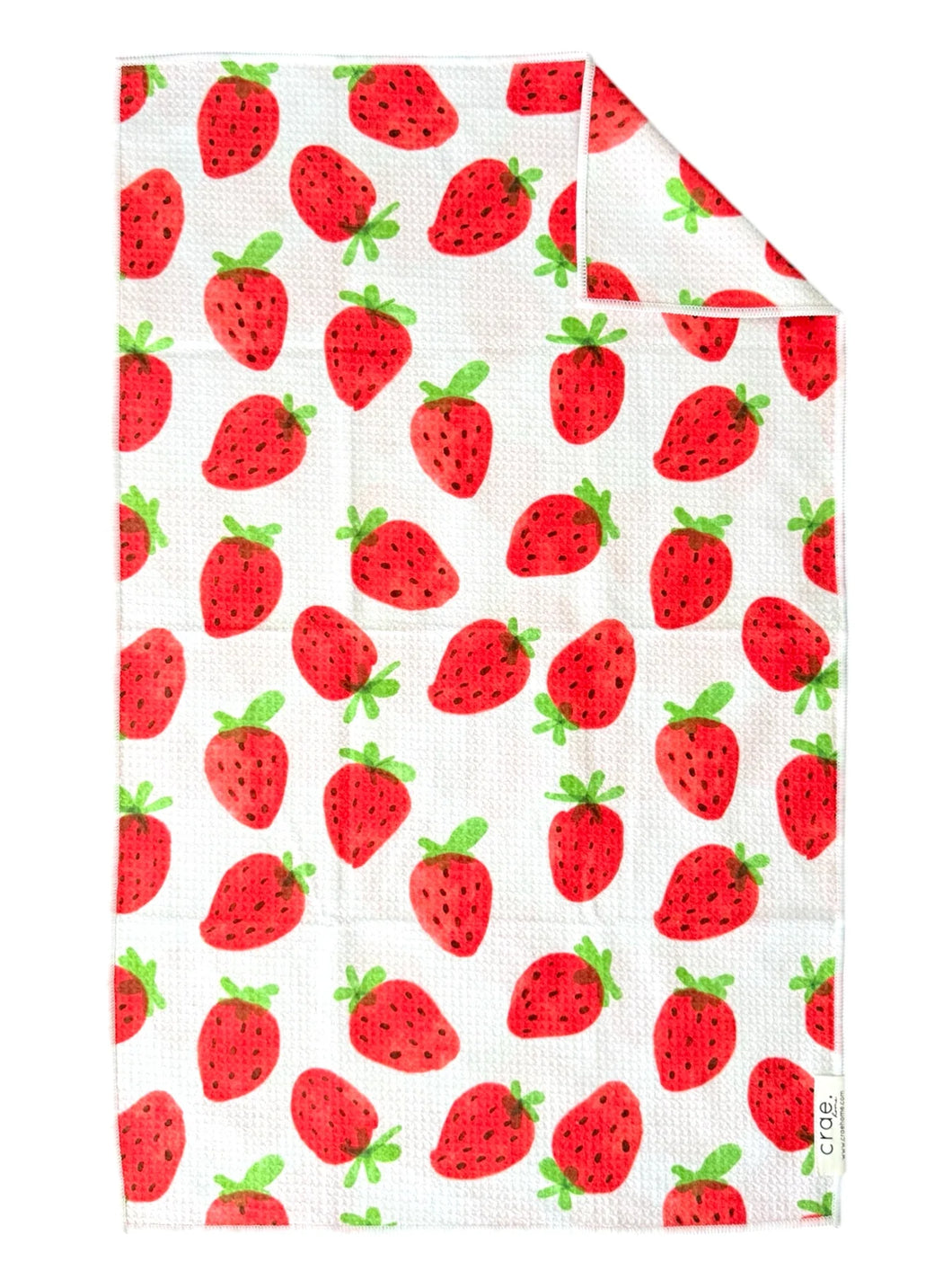 Strawberry Days Double Sided Hand Towel