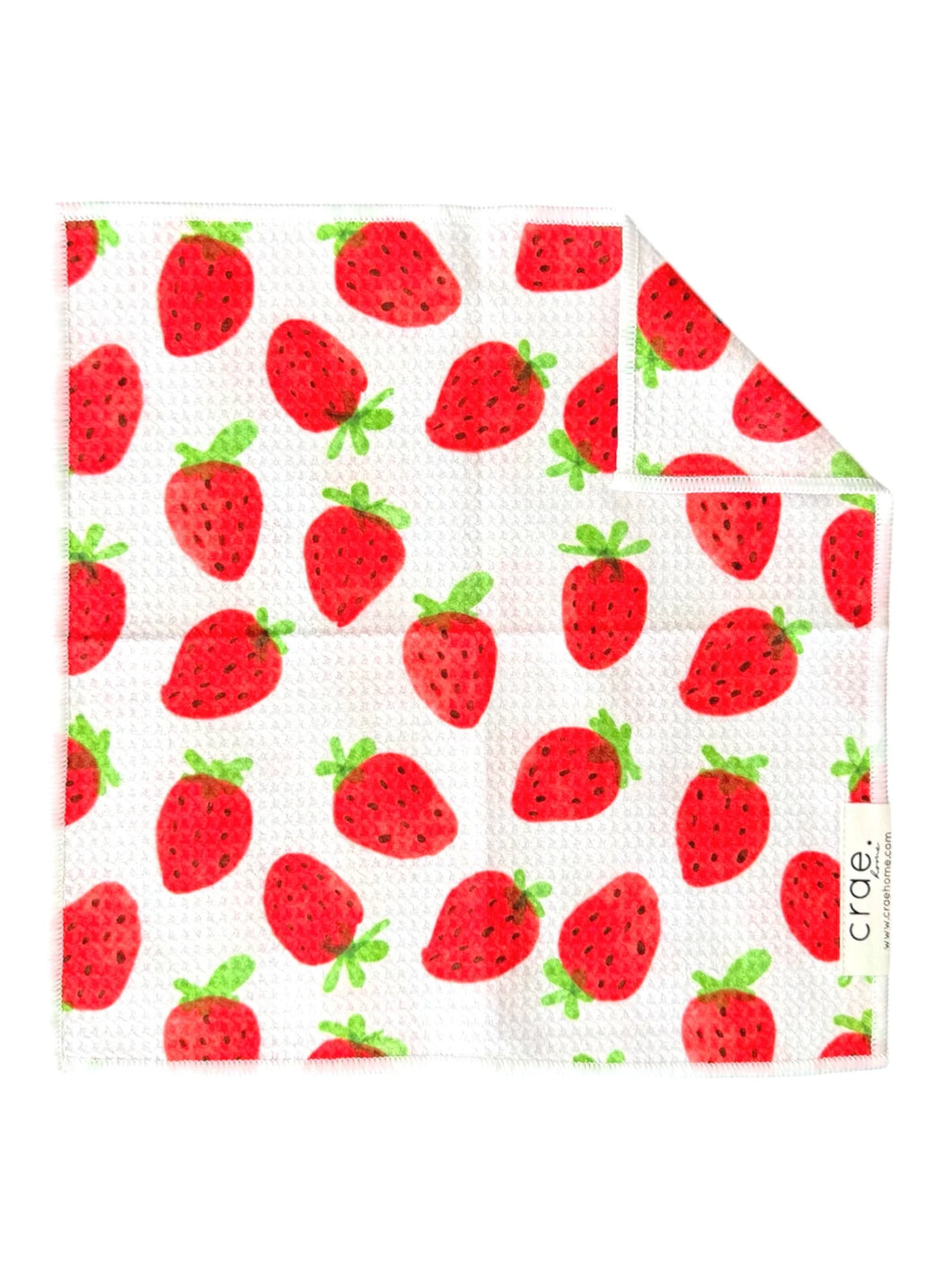 Strawberry Days Double Sided Washcloth