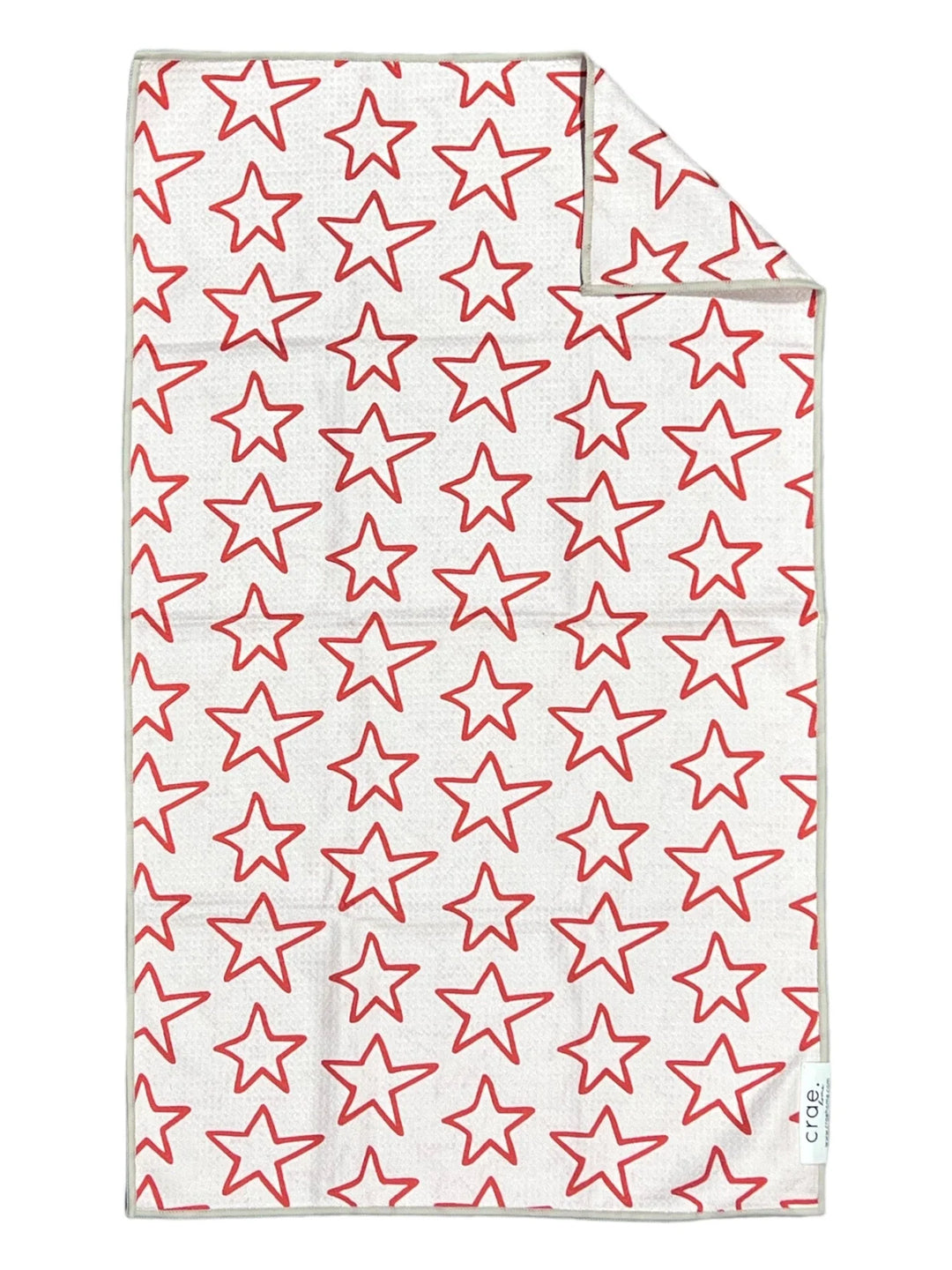 Stars & Stripes On Stripes: 2 Double Sided-Hand Towels