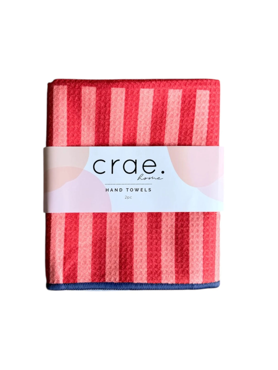 Stars & Stripes On Stripes: 2 Double Sided-Hand Towels