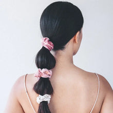 Load image into Gallery viewer, KITSCH: Velvet Scrunchies - Blush/Mauve
