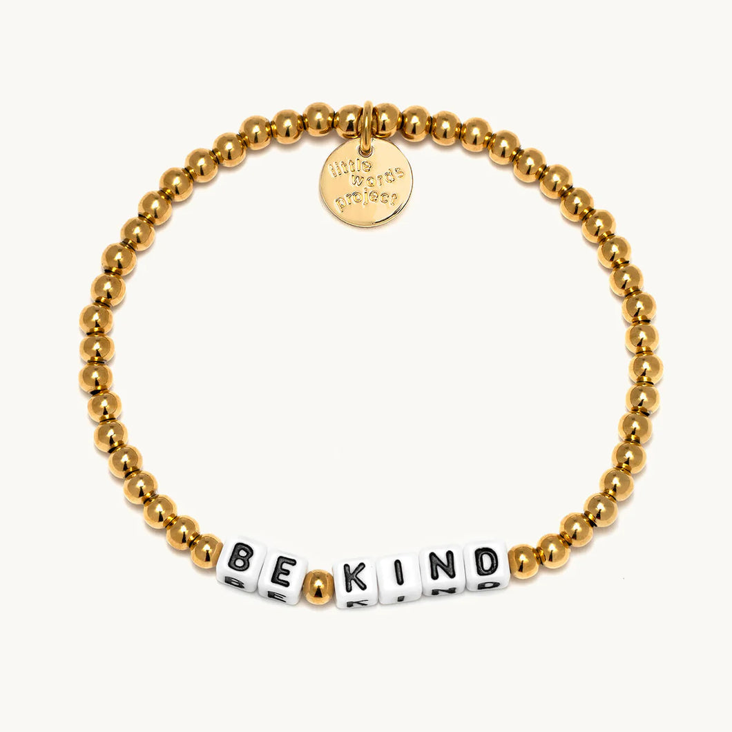 LWP: Be Kind Bracelet - Waterproof Gold