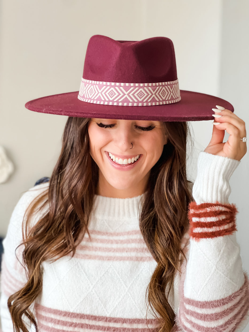 Good Intentions Hat - Burgundy