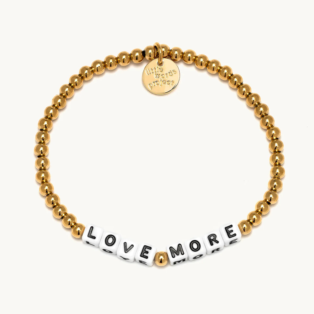 LWP: Love More Bracelet - Waterproof Gold