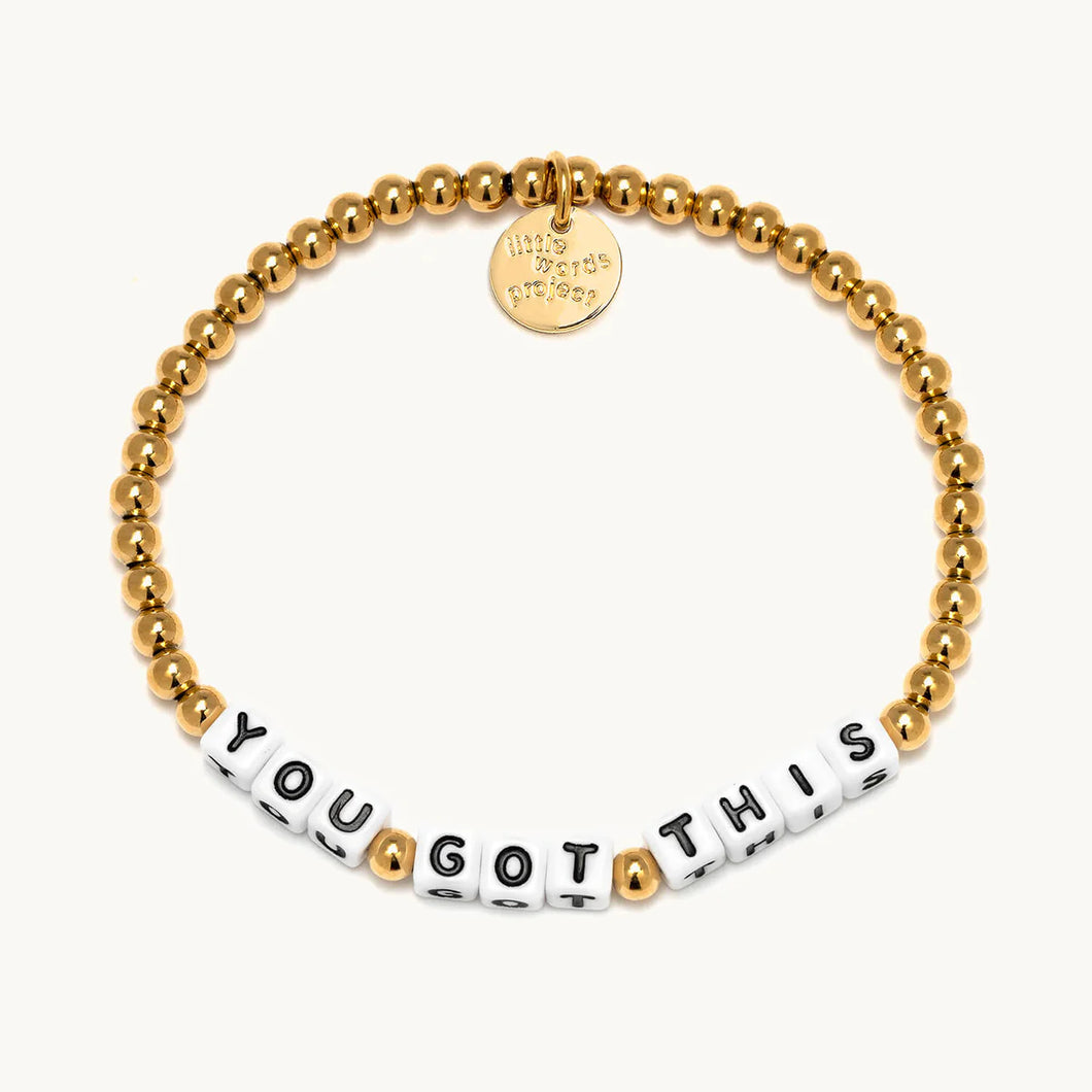 LWP: You Got This Bracelet - Waterproof Gold